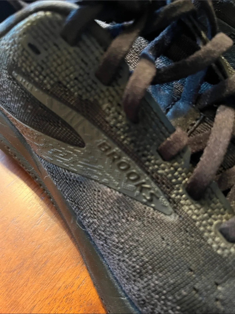 Brooks Ghost 16 Black and Gray Running Shoe